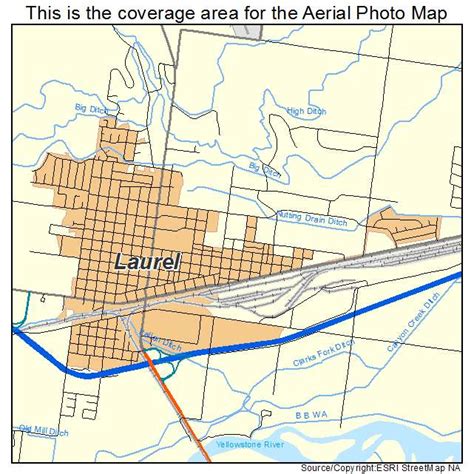 city of laurel mt map.
